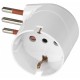 ADATTATORE SCHUKO 90 GRADI