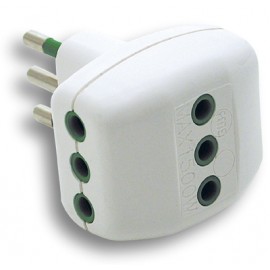 ADATTATORI TRIPLI SPINA 10A
