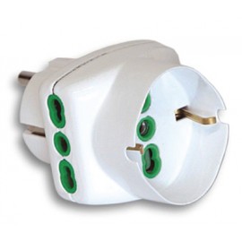 ADATTATORE TRIPLO SPINA SCHUKO