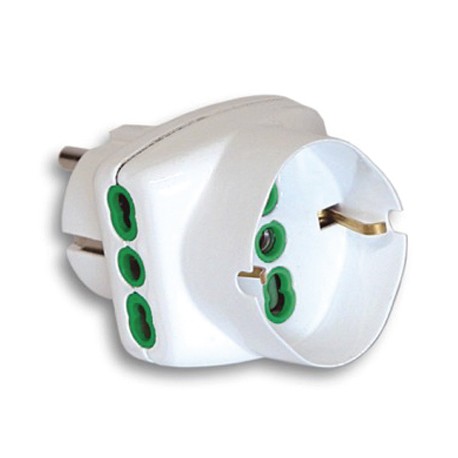 ADATTATORE TRIPLO SPINA SCHUKO
