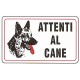 CARTELLO 'ATTENTI AL CANE'