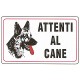 CARTELLO 'ATTENTI AL CANE'