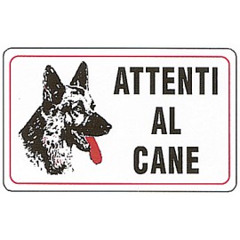 CARTELLO 'ATTENTI AL CANE'