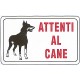 CARTELLO 'ATTENTI AL CANE'