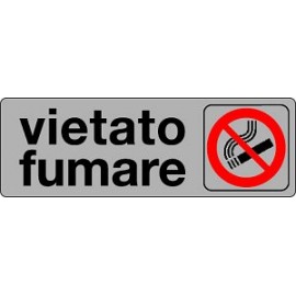 ETICHETTA 'VIETATO FUMARE LEGGE 2005'