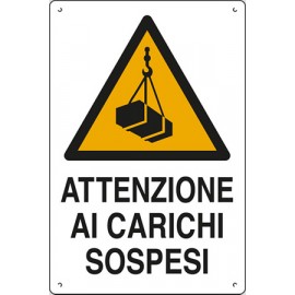 CARTELLO 'CARICHI SOSPESI'