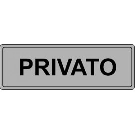 ETICHETTA 'PRIVATO'