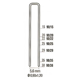 PUNTI METALLICI PER FISSATRICI PNEUMATICHE