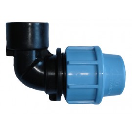 RACCORDO 90 GRADI FEMMINA PN16