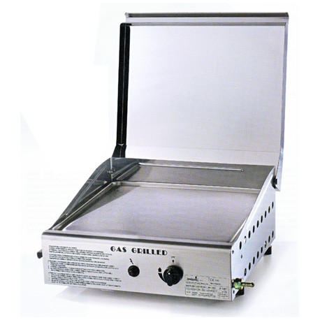 PLANCHA INOX CON COPERCHIO ART. 4044