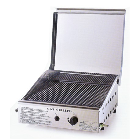 PLANCHA INOX CON COPERCHIO ART. 4043
