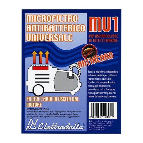 MICROFILTRO ANTIBATTERICO MU1