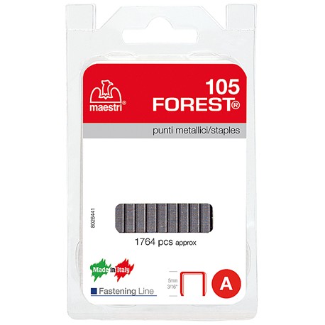 PUNTI METALLICI "FOREST" IN BLISTER