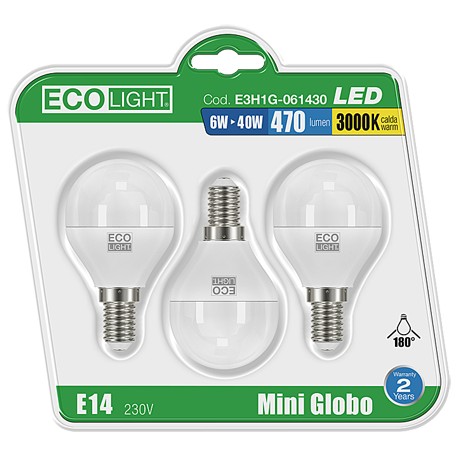 LAMPADINA LED MINI GLOBO