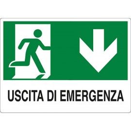 CARTELLO 'USCITA DI EMERGENZA'