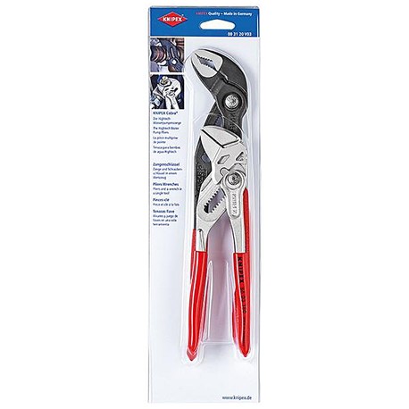 PINZA CHIAVE 180 + COBRA 250 KNIPEX