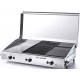 PLANCHA TRIO INOX CON COPERCHIO
