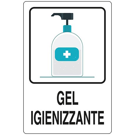 CARTELLO GEL IGIENIZZANTE