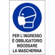 CARTELLO INDOSSARE MASCHERINA