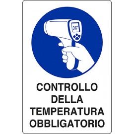 CARTELLO CONTROLLO TEMPERATURA