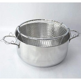 FRIGGITRICE INOX CON CESTELLO