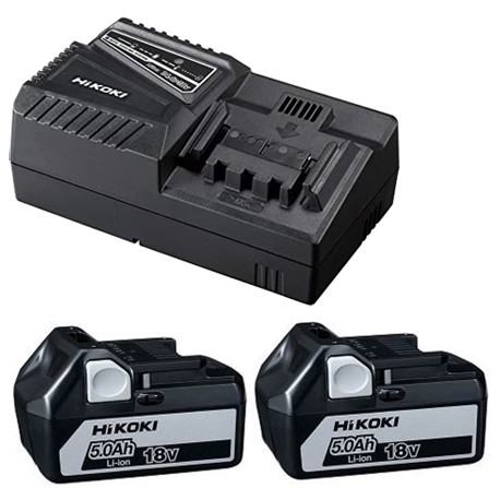 KIT 2 BATTERIE 5 AH E CARICA BATTERIE