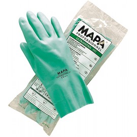 GUANTI NITRILE VERDE MAPA 492