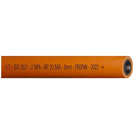 TUBO GPL ARANCIO ISO3821