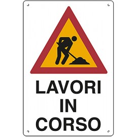 CARTELLO 'LAVORI IN CORSO'