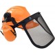 CASCO CON VISIERA E CUFFIE