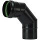 GOMITO PER STUFE PELLET 90 GRADI
