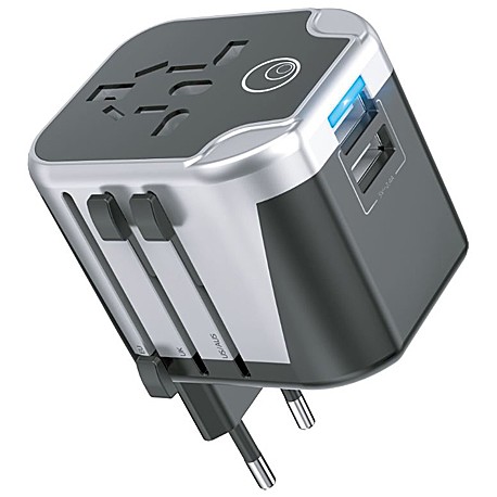ADATTATORE DA VIAGGIO CON USB
