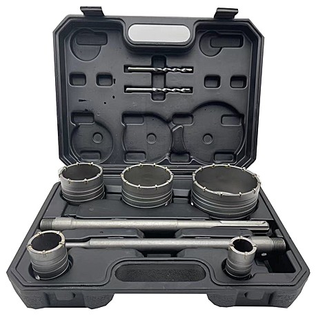 KIT 9 PEZZI SEGHE A TAZZA/PROLUNGHE/PUNTE