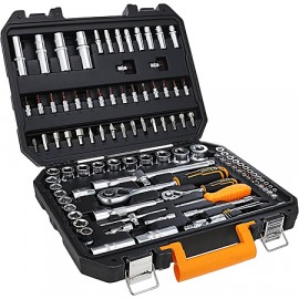 SET 94 BUSSOLE + CRICCHETTI DA 1/2' E 1/4'