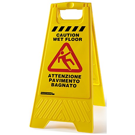SEGNALE PAVIMENTO BAGNATO