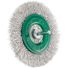 SPAZZOLA CIRCOLARE INOX CON GAMBO