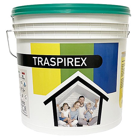 PITTURA LAVABILE INTERNO/ESTERNO TRASPIREX