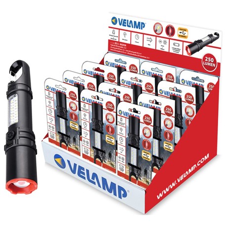 TORCIA LED RICARICAB. 3W 250LM