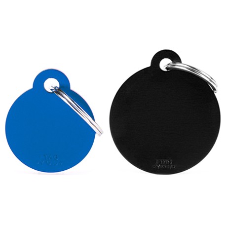 MEDAGL. TONDA GRANDE BLU