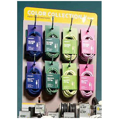 ESPOSITORE CAVI COLOR. GROOVY