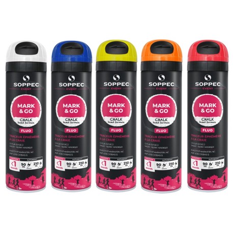 SPRAY MARK&GO ROSSO FLUO 500ML